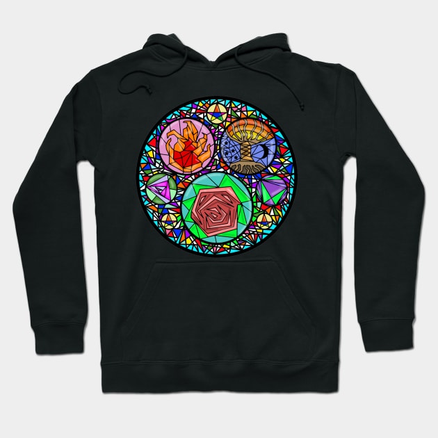 Stained Glass Window Hoodie by FancyKat